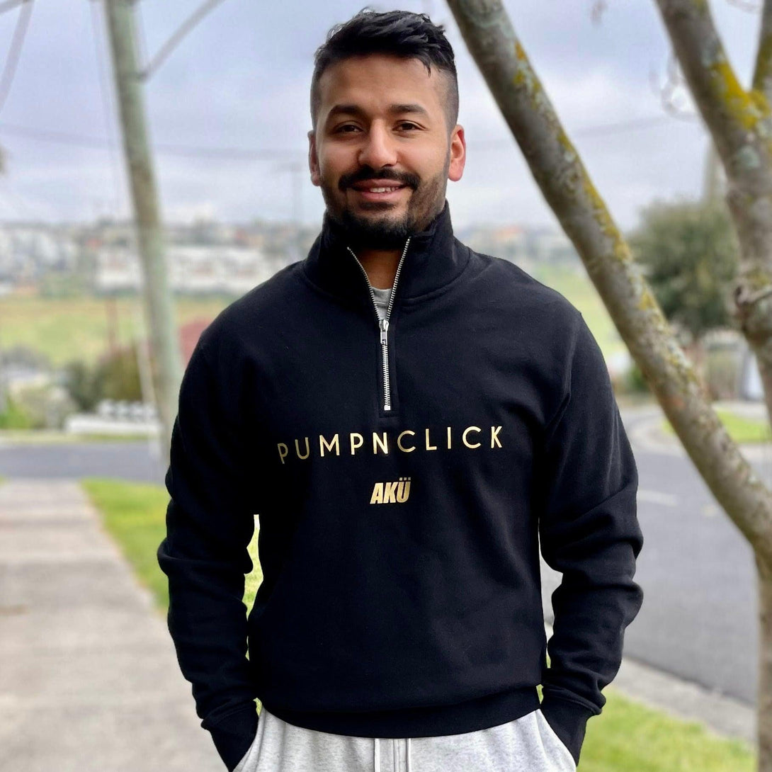 PUMPNCLICK Half Zip Jumpers (Pre-sale) - . . AKU Custom Teamwear.