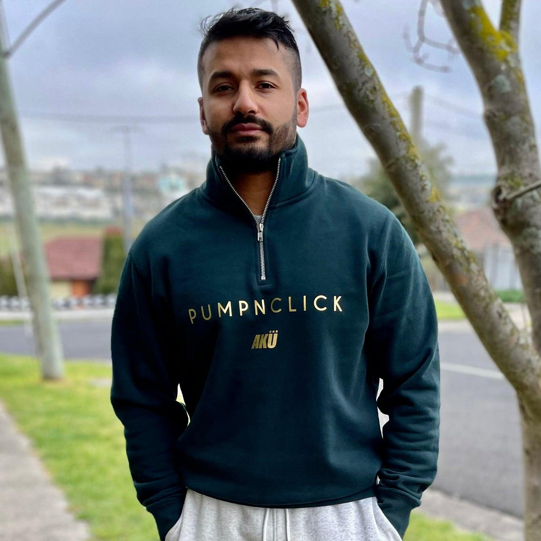 PUMPNCLICK Half Zip Jumpers (Pre-sale) - . . AKU Custom Teamwear.